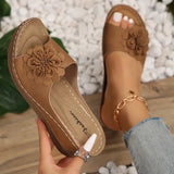 Nikita™ Sandale cu Toc Wedge Florale pentru Femei