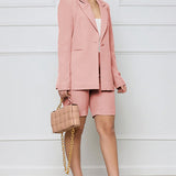 Lorena™ Clidress Trening de agrement Blazer și pantaloni scurți urbani