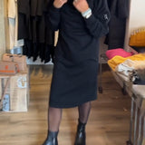 Emma™ Rochie pulover cu glugă