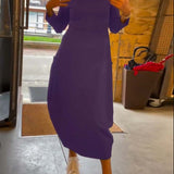 Alma™ Rochie lungă din sweatshirt