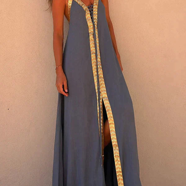 Vicky - Casual Sleeveless Maxi Dress