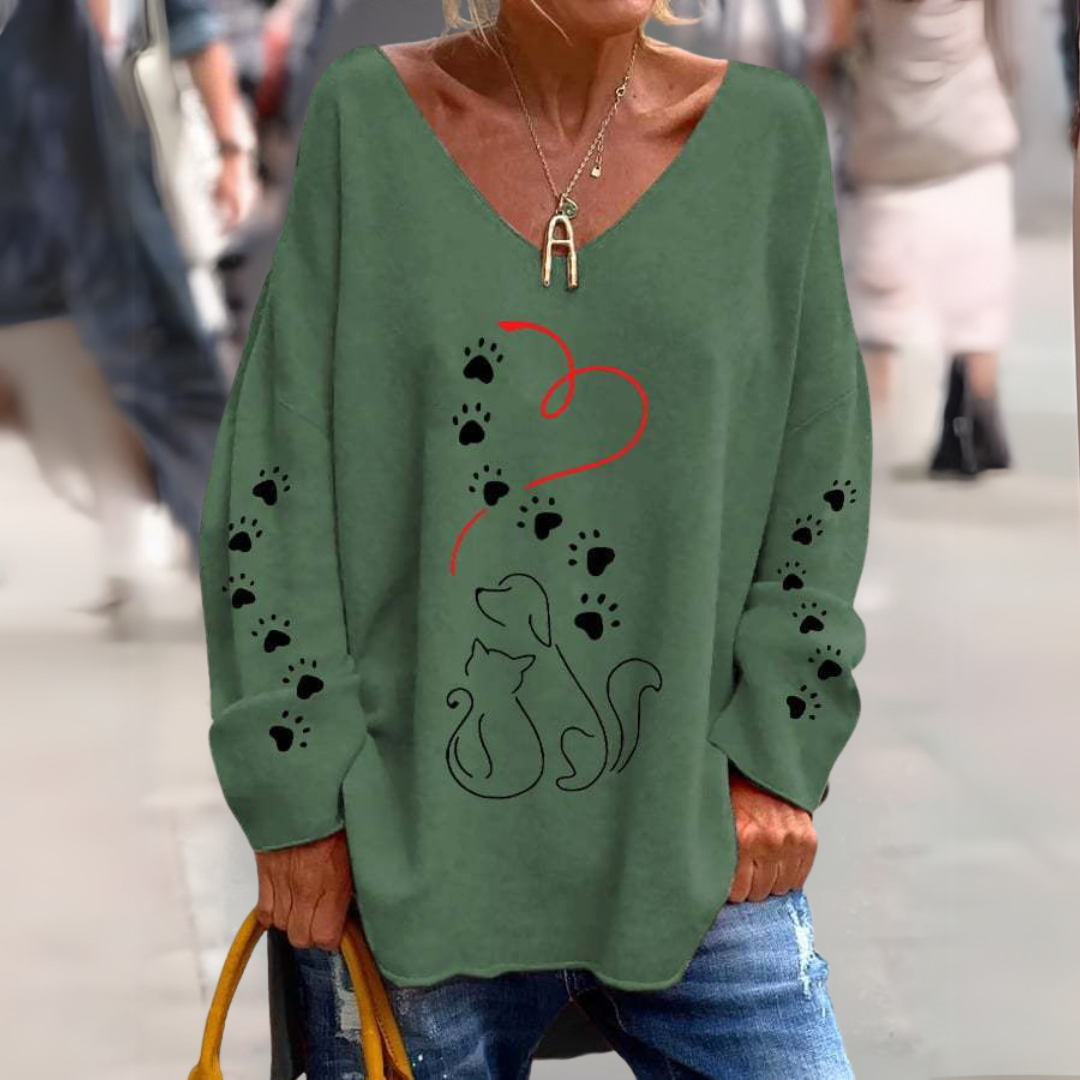 Vivienne™ Bluză strălucitoare
