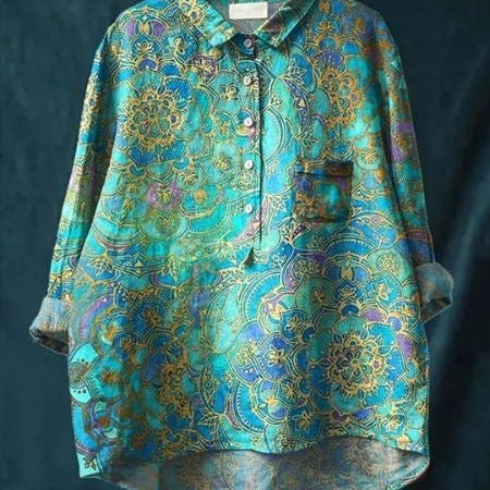 Lila™ Bluză cu imprimeu floral