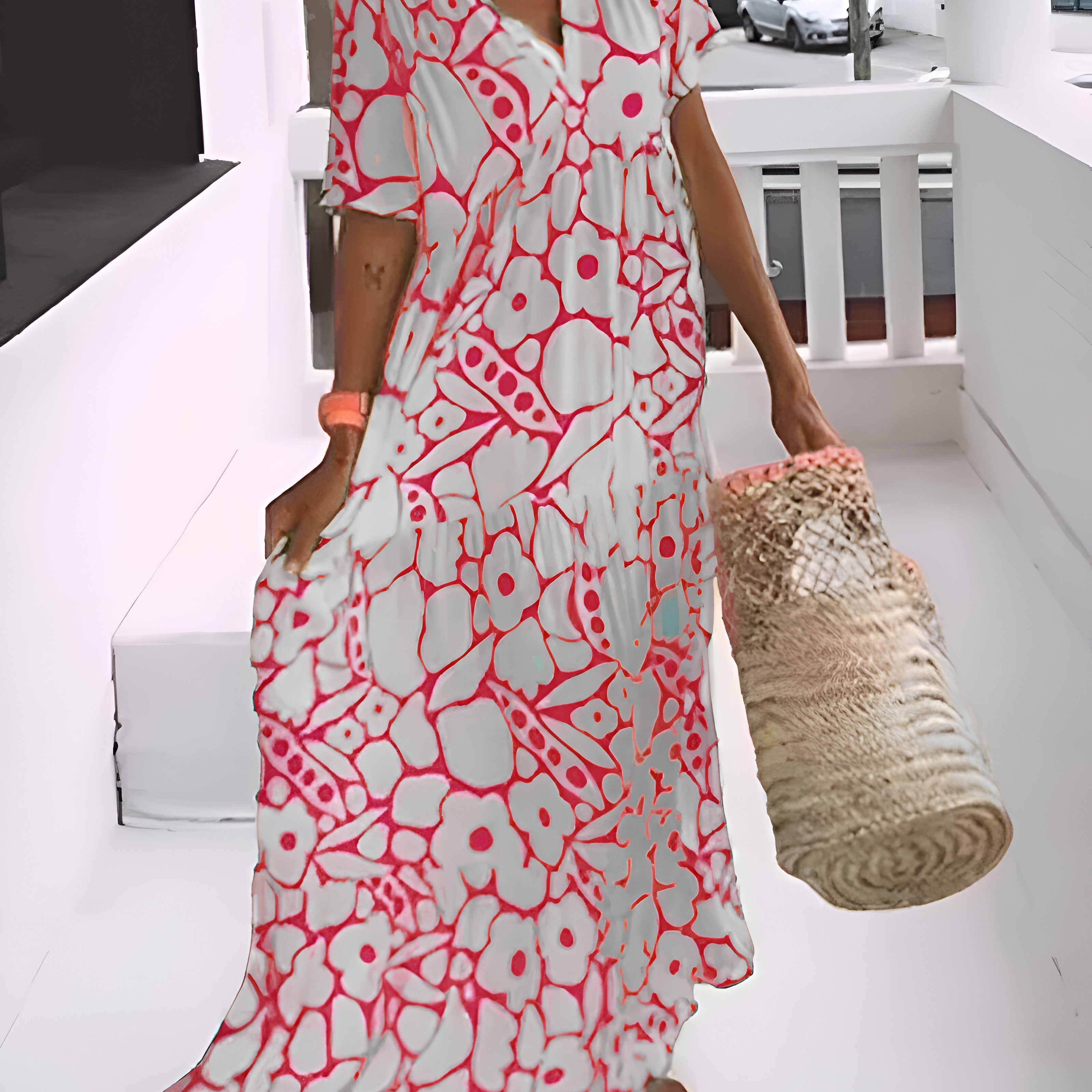 Charlotte - Printed Midi Dress