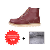 PAUL | Cizme cu căptușeală din lână +6CM +8CM +10CM