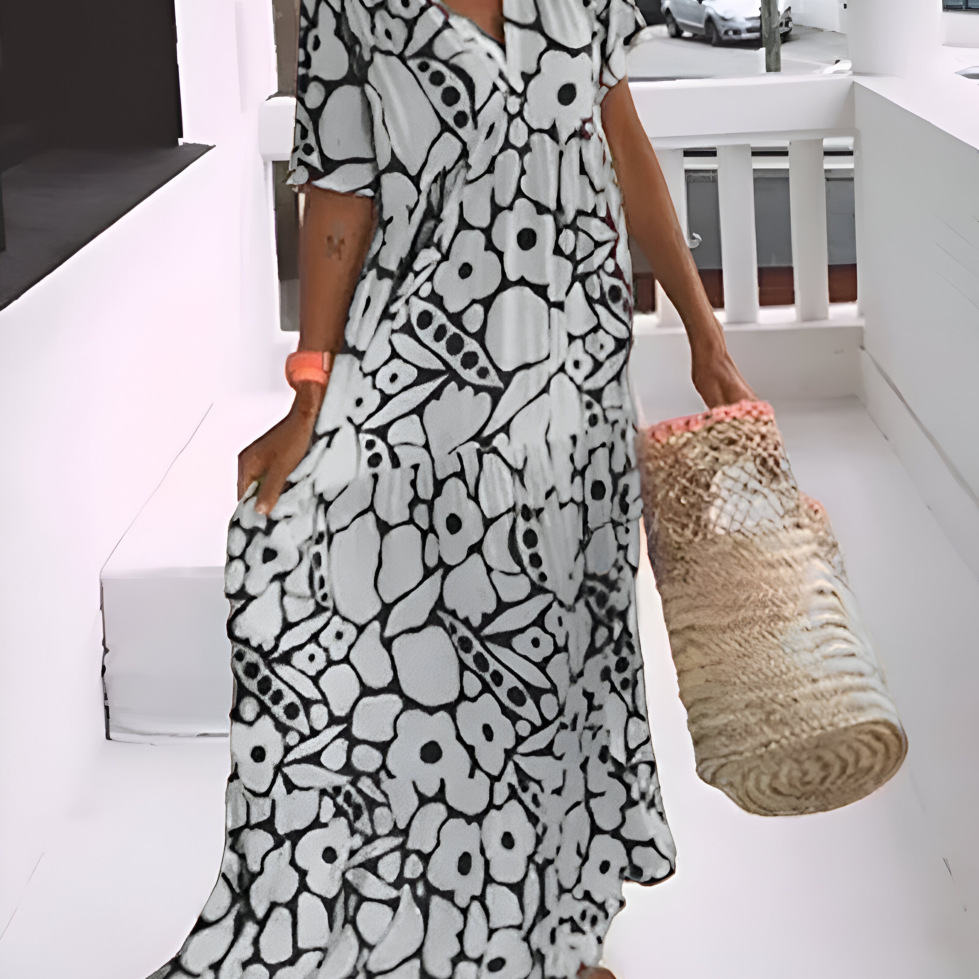 Charlotte - Printed Midi Dress
