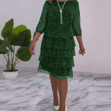 Liliana’s Charm™ Rochie elegantă de iarnă cu acoperire pentru burtă