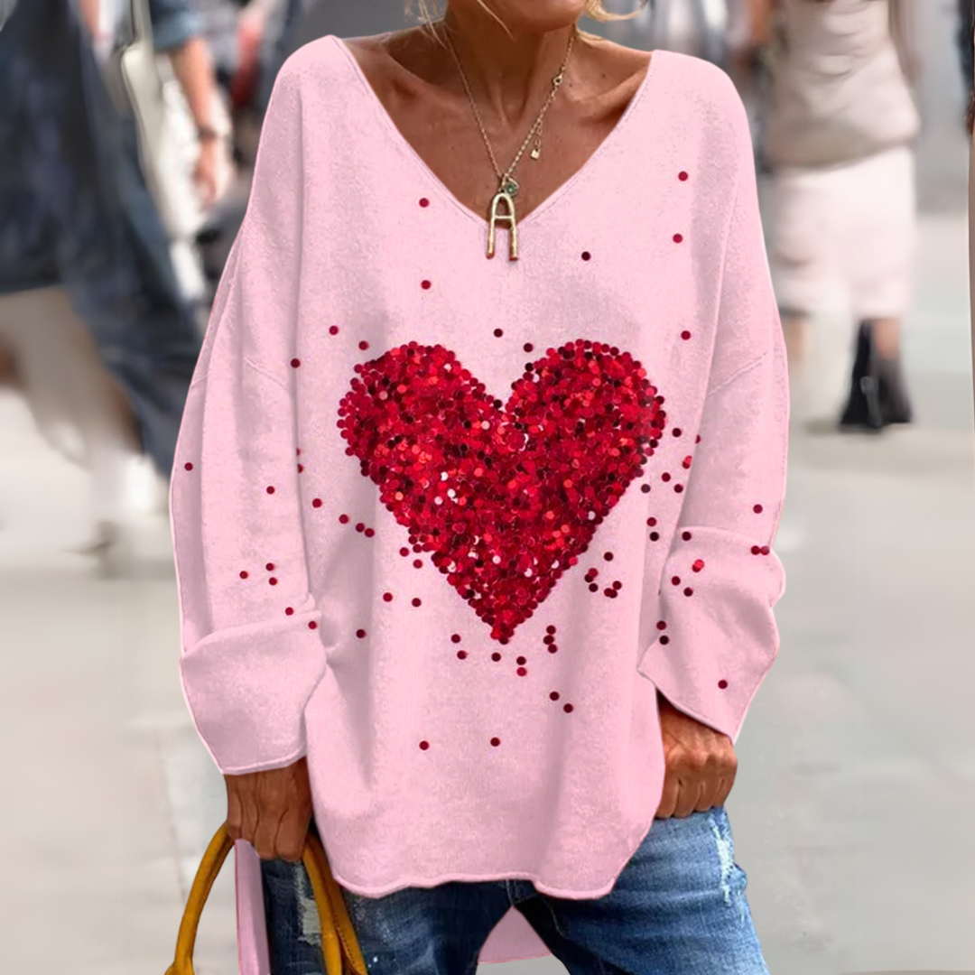 Vivienne™ Bluză strălucitoare