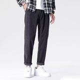 Satoko - Pantaloni din catifea Kaki