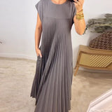 Amelia™ Rochie plisată fără mâneci