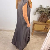 Amelia™ Rochie plisată fără mâneci