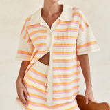 Caressa - Multicolored Knit Set