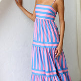 Risa - Loose Summer Strappy Maxi Dress