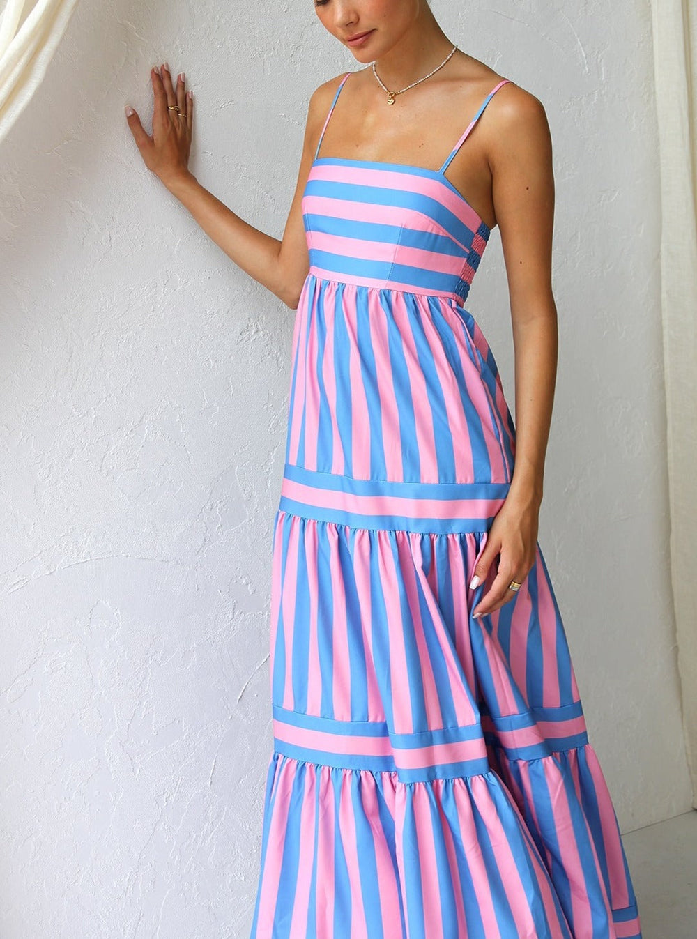 Risa - Loose Summer Strappy Maxi Dress