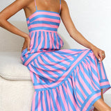 Risa - Loose Summer Strappy Maxi Dress