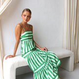 Risa - Loose Summer Strappy Maxi Dress