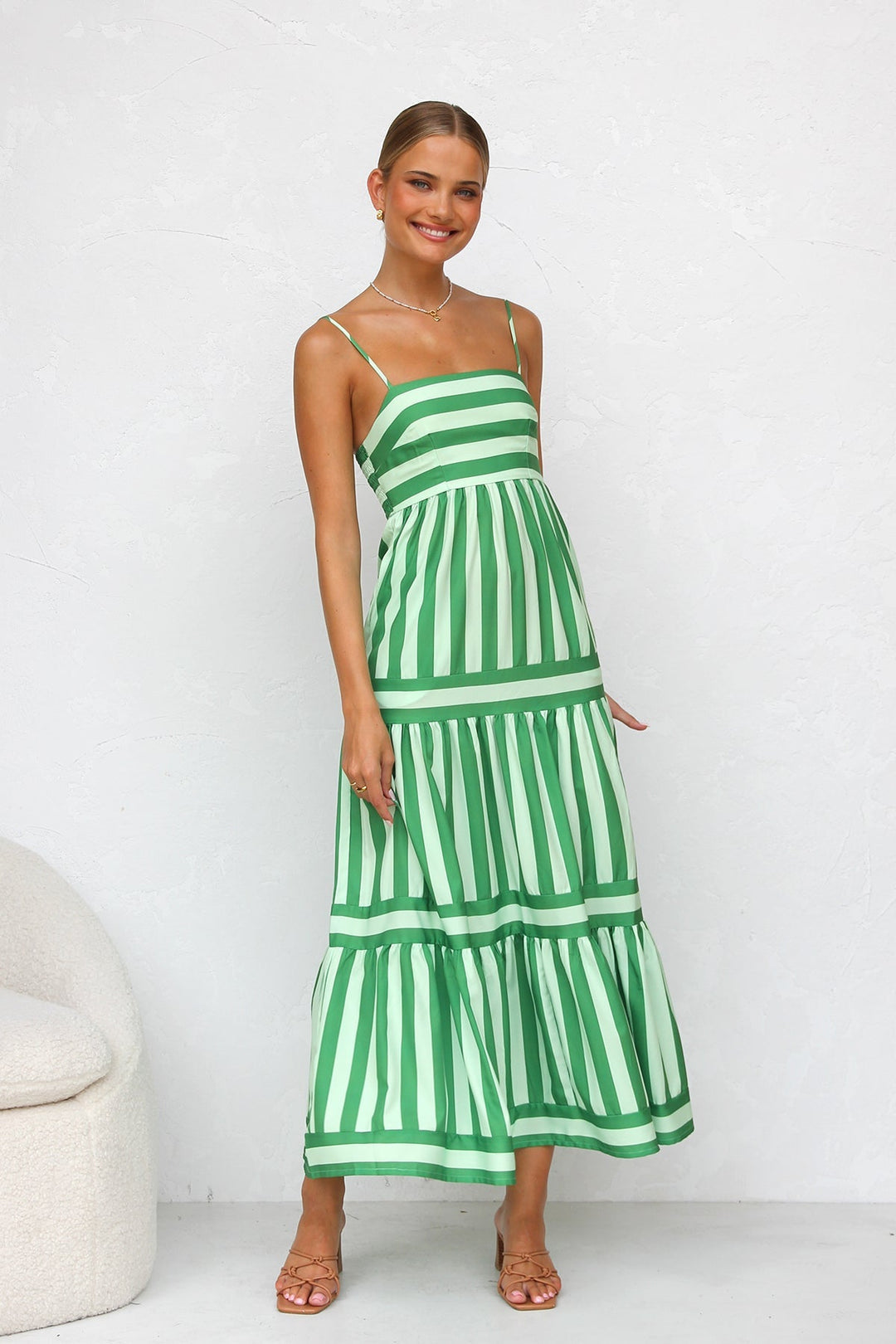 Risa - Loose Summer Strappy Maxi Dress