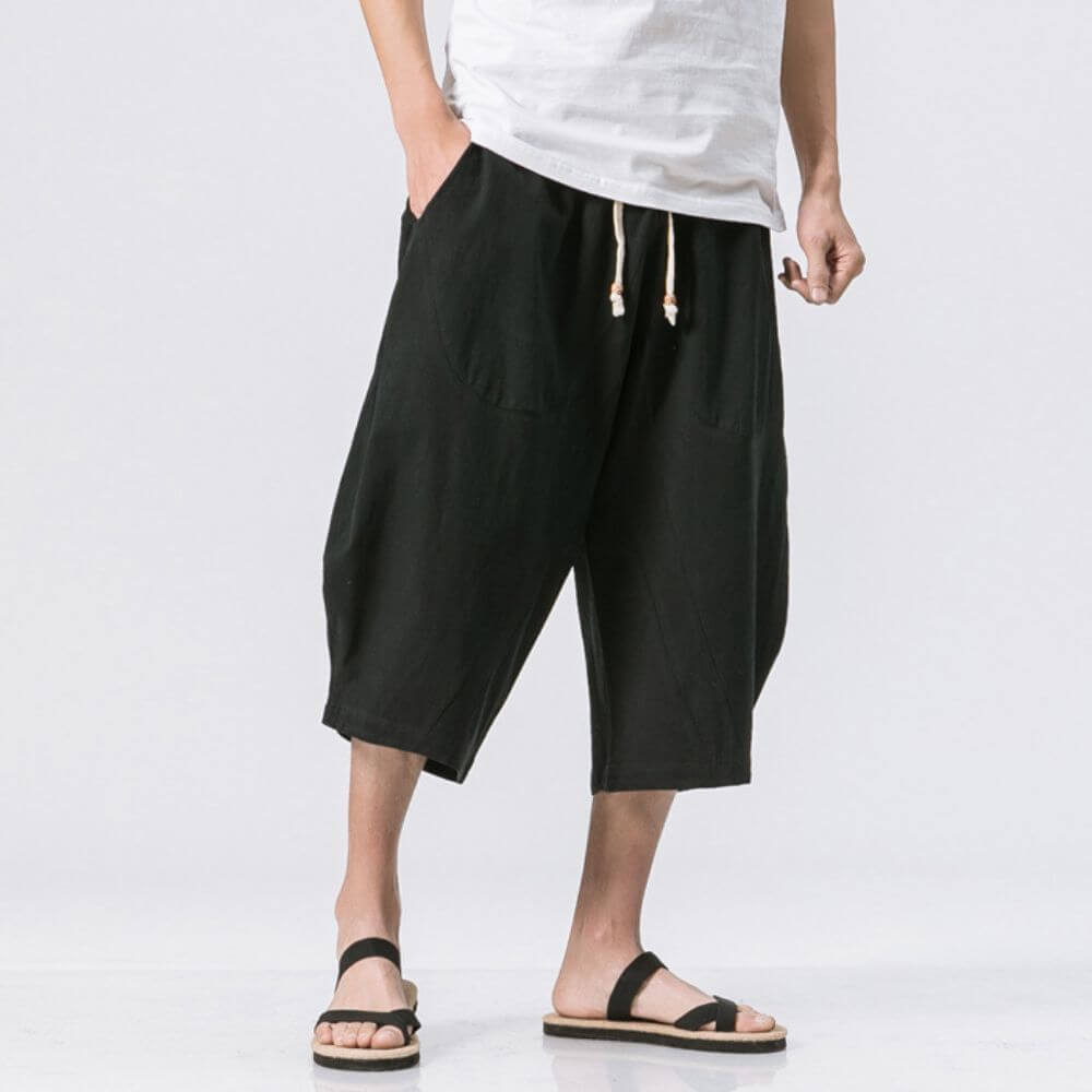 Mai - Pantaloni scurți Comfort Albastru marin
