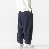 Masaaki™ - Pantaloni din catifea raiată Gri Camel