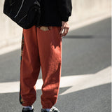 Suzu - pantaloni japonezi confortabili Roșu