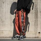 Suzu - pantaloni japonezi confortabili Roșu