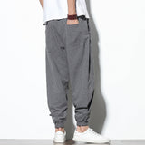 Tenshi - Pantaloni harem confort Negru