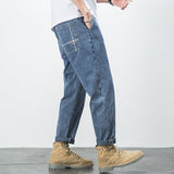 Ikki - Pantaloni din denim confort Negru