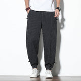 Tenshi - Pantaloni harem confort Negru