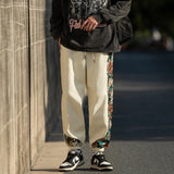 Suzu - pantaloni japonezi confortabili Roșu