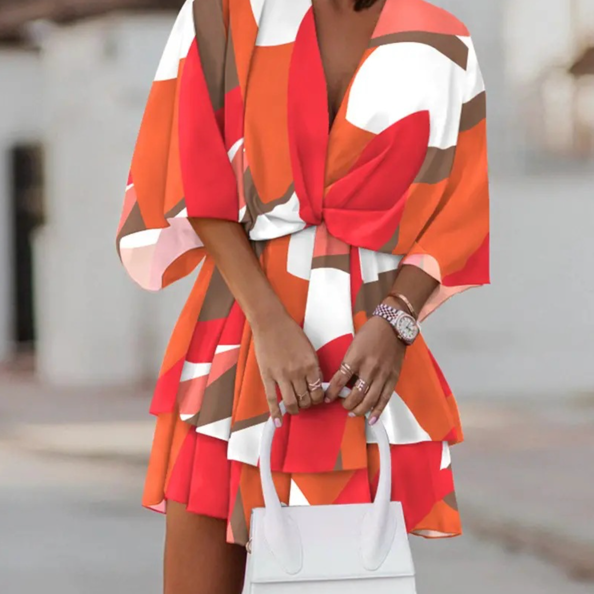Valeria - Bohemian Floral Mini Dress