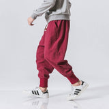 Riku™ - Pantaloni harem confortabili din bumbac Roșu
