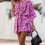 Valeria - Bohemian Floral Mini Dress