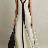 Sheila - Elegant Sleeveless Backless Maxi Dress