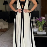 Sheila - Elegant Sleeveless Backless Maxi Dress