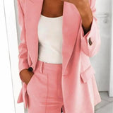 Victoria's Class™ Blazer casual cu mâneci lungi