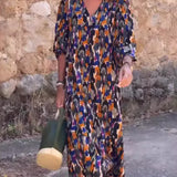 Alma -V-neck casual dress