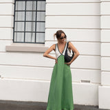 Jacky - Lightweight V-Neck Maxi Dress