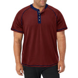 Kurzarm-T-Shirt aus weicher Baumwolle in großer Größe