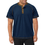 Kurzarm-T-Shirt aus weicher Baumwolle in großer Größe