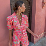 Clarissa - Trendy V-Neck Jumpsuit
