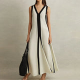 Sheila - Elegant Sleeveless Backless Maxi Dress