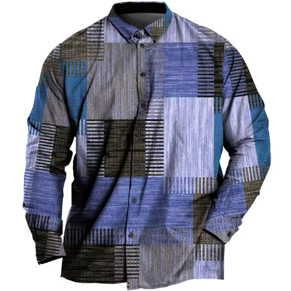 Adrian™ Vintage Cămașă cu mânecă lungă