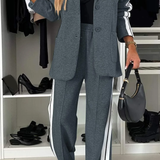 Camille | Set polar cu două piese în dungi