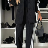 Camille | Set polar cu două piese în dungi