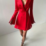 BRITNEY Dress™ Rochie scurtă în stil jachetă