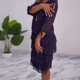 Liliana’s Charm™ Rochie elegantă de iarnă cu acoperire pentru burtă