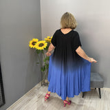 Alessia™ Rochie maxi italiană cu efect tie-dye