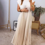 Amelia™ Rochie plisată fără mâneci