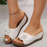 Nikita™ Sandale cu Toc Wedge Florale pentru Femei
