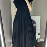 Amelia™ Rochie plisată fără mâneci